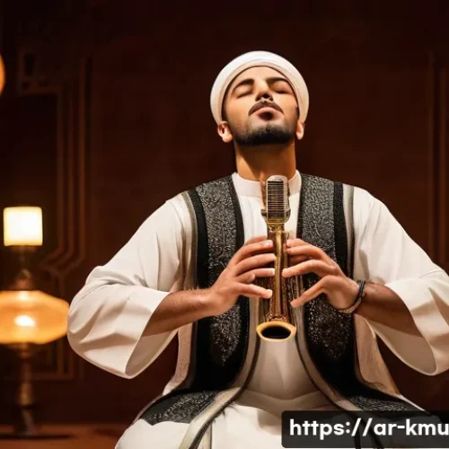 엠씨더맥스 그대가 분다 고음 포인트 - A professional male Arabic singer performing on a traditional Middle Eastern stage, demonstrating ad...